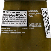 (10 Pack) Beech-Nut Naturals Stage 2, Spinach Zucchini & Peas Baby Food, 4 oz Jar