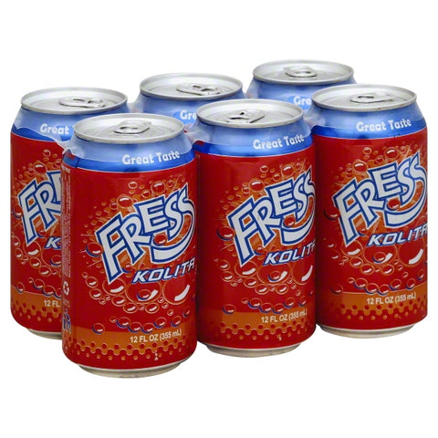 Fress Drink and Foods Fress Soda, 6 ea