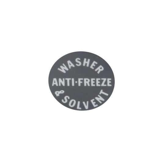 Jim Osborn DC101 1960-67 Anti-Freeze Washer & Solvent Decal