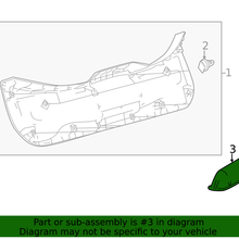 Genuine Toyota Pull Handle 74811-28020-C0