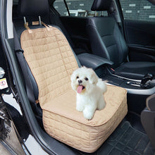 Pet Dog Car Seat Cover Protector, Waterproof Nonslip Seat Covers for Dogs, Dog Seat Covers for Cars, Puppy Car Seat, Anti Scratch Blanket Mat for Truck Cars SUV Seat, Beige