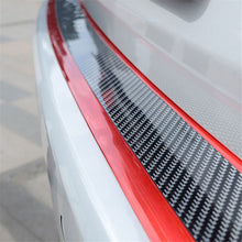 1x Carbon Fiber Car Door Plate Sill Scuff Full Back Adhesive Sticker Accessories