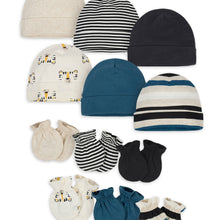 Onesies Brand Baby Boy Caps & Mittens Accessories Baby Shower Gift Set, 12-Piece