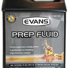 EVANS COOLANT EC42064 Evans Prep Fluid 1/2 Gal