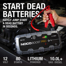 NOCO Boost HD GB150 4000 Amp 12-Volt UltraSafe Portable Lithium Car Battery Jump Starter Pack For Up To 10-Liter Gasoline And Diesel Engines