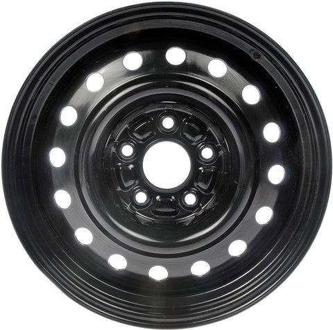Dorman 939-106 Steel Wheel with Black Painted Finish (16x6.5