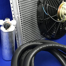 Universal A/C KIT Evaporator 406-1G H/C Heat & Cold Compressor Condenser Hoses W/Electrical Harness