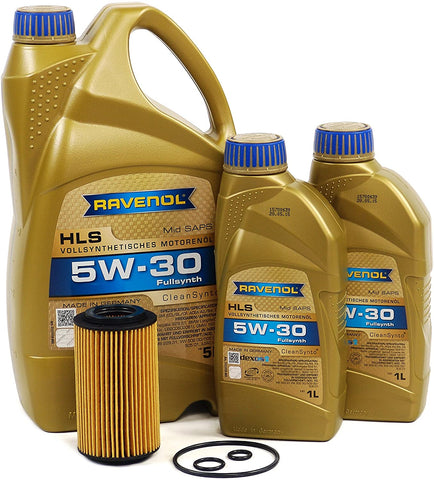 Blau J1A7001-B Motor Oil Change Kit - Compatible with 2015-15 Mercedes Benz ML250 w/ 4 Cylinder 2.1L BlueTEC Diesel Engine