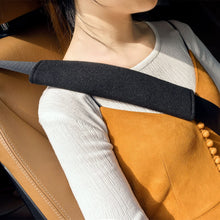 6PCS Car Seat Belt Covers Soft Faux Sheepskin Shoulder Strap Pad for Adults (Black)