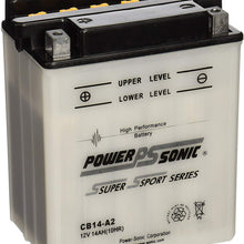 Power-Sonic CB14-A2 Conventional Powersport Battery