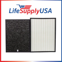 LifeSupplyUSA Replacement HEPA & Carbon Filter Kit Set Compatible with Rabbit Air BioGS/BioGP SPA-421A & SPA-582A Air Purifiers