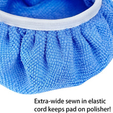 Awpeye 10Pack Car Polisher Pad Bonnet (5 to 6 Inches) Soft Microfiber Polishing Bonnet Buffing Pad Cover