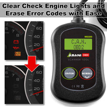 OBD2 Scanner Check Engine Code Reader, MS300 Car Diagnostic Tool for Most SUVs, Trucks, Vans, and Cars, OBD II Auto Car Scan Tool for Reading Error Codes, Turning Off MIL Light, and Checking VIN