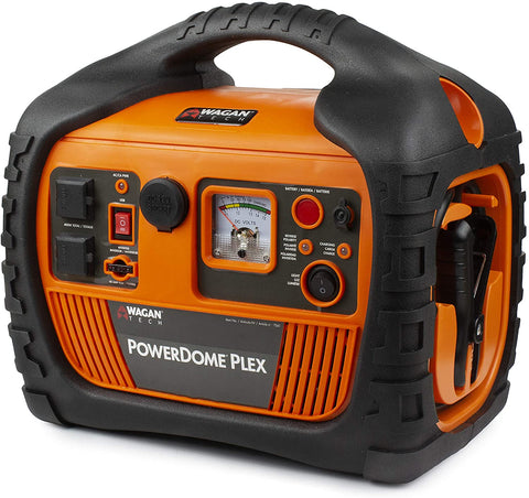 Wagan EL7561 Power Dome PLEX Battery Portable 1000 Amps Jump Starter Air Compressor 800 Watt Peak Surge Power Inverter