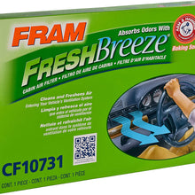 FRAM Fresh Breeze Cabin Air Filter Replacement for Car Passenger Compartment w/ Arm and Hammer Baking Soda, Easy Install, CF11182 for Select Acura and Honda Vehicles