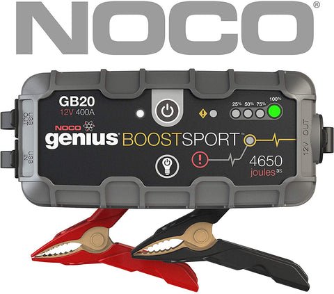 NOCO Boost Sport GB20 400 Amp 12V UltraSafe Lithium Jump Starter for up to 4L Gasoline Engines