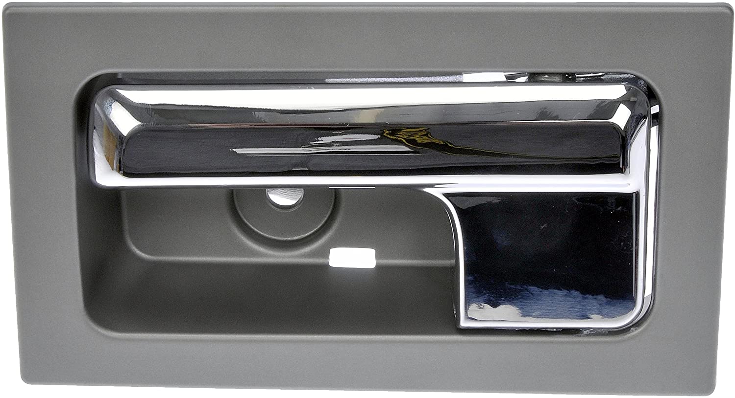 Dorman 90826 Interior Door Handle for Select Ford Models, Chrome Lever/Gray Housing