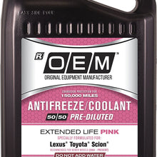Recochem OEM 86-184POEMT Pink Premium Antifreeze 50/50 Extended Life PINK, 1 gallon, 1 Pack