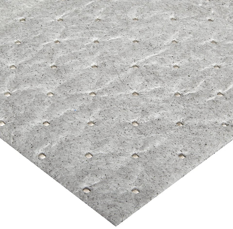 SPC MRO100 MRO Plus Absorbent Pad - Durable, Dimpled, High Absorbency Oil Pad Absorbs 26 gal/bale of Oil, Water & Most Fluids, Universal Class Heavy Absorbent Pad, 19