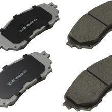 Wagner ThermoQuiet QC1711 Ceramic Disc Pad Set With Installation Hardware, Front