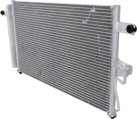 A/C Condenser Compatible with 2000-2006 Hyundai Accent Aluminum Core With Receiver Drier