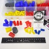 502 Piece Professional Plug Kit - Ultra High Temp Silicone Rubber Tapered Plugs - Powder Coating Custom Painting Supplies