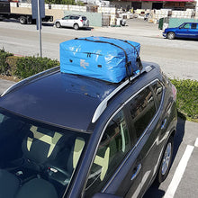 K-Cliffs Waterproof Roof Cargo Bag | Fits All Hard-top Cars | Blue (Medium)