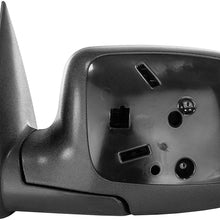 Left Driver Side Door Mirror Heated Power-Folding for Chevy Silverado Suburban Tahoe Avalanche GMC Sierra 1500 2500 3500 Yukon XL 2000 2001 2002 2003 2004 2005 2006 2007 GM1320373 - Check Fitment List