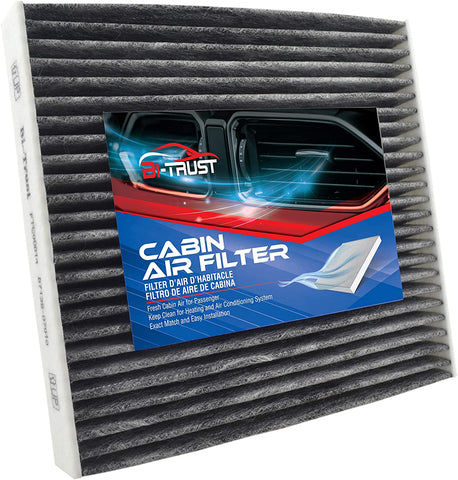 Bi-Trust Cabin Air Filter,Replacement for CF10285,CP285,VF2000, Compatible with Toyota/Lexus /Subaru/Scion/Pontiac,White