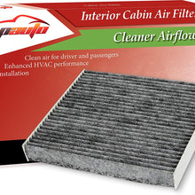 EPAuto CP182 (CF11182) Replacement for Honda Premium Cabin Air Filter includes Activated Carbon