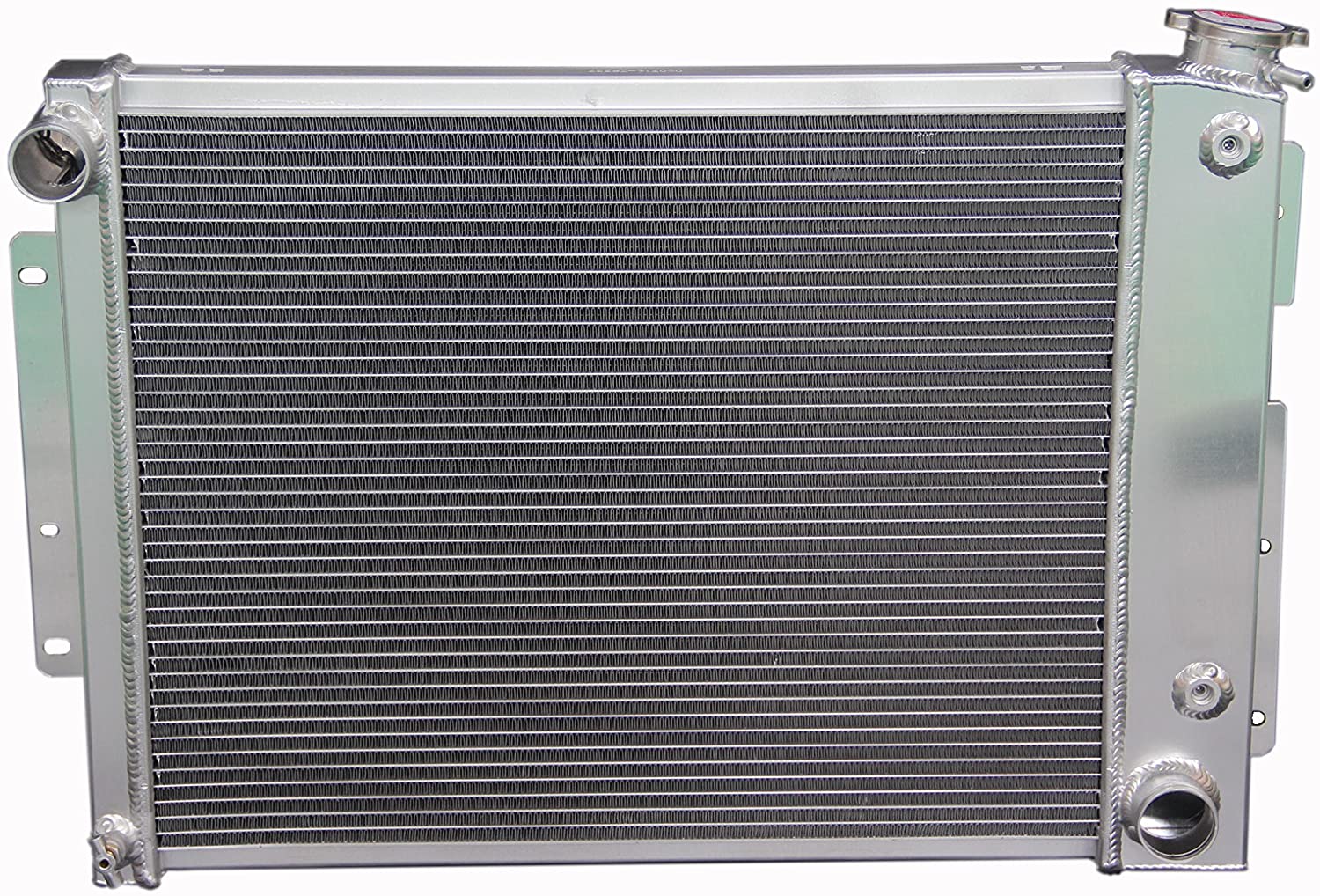 ZC337 3 Rows All Aluminum Radiator Fit 1967-1969 Chevy Camaro/Pontiac Firebird 21