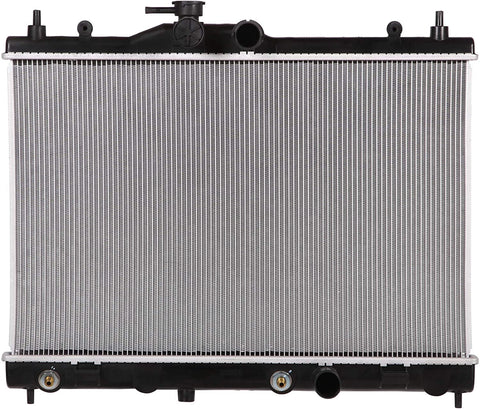 Lynol Cooling System Complete Aluminum Radiator Direct Replacement Compatible With 2007-2011 Nissan Versa 1.6 S SL L4 1.6L 1.8L