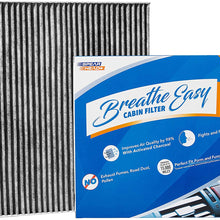 Spearhead Premium Breathe Easy Cabin Filter, Up to 25% Longer Life w/Activated Carbon (BE-161)