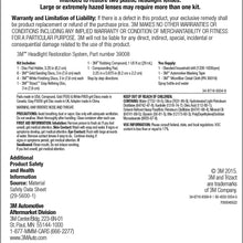 3M Headlight Lens Restoration System, 39008