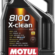 Motul 8100 X-Clean 5W40 Synthetic Oil 5 Liters (102051)