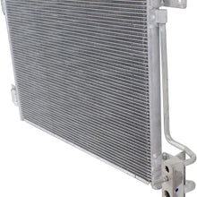 A/C Condenser Compatible with 2007-2011 Jeep Wrangler (JK) Aluminum Core