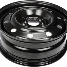 Dorman 939-243 Steel Wheel for Select Chrysler/Dodge Models (17x6.5"/5x127mm), Black