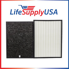 LifeSupplyUSA 2 Replacement HEPA & Carbon Filter Kit Sets Compatible with Rabbit Air BioGS/BioGP SPA-421A & SPA-582A Air Purifiers