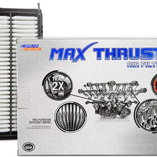 Spearhead MAX THRUST Performance Engine Air Filter For Low & High Mileage Vehicles - Increases Power & Improves Acceleration (MT-065)