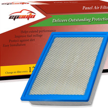 EPAuto GP883 (CA10262) Replacement for Ford Rigid Panel Engine Air Filter for Expedition (2007-2019), F-150 (2009-2019), F-250 Super Duty (2008-2017), F-350 Super Duty (2008-2017),Navigator(2007-2019)