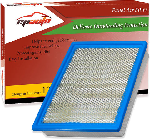 EPAuto GP883 (CA10262) Replacement for Ford Rigid Panel Engine Air Filter for Expedition (2007-2019), F-150 (2009-2019), F-250 Super Duty (2008-2017), F-350 Super Duty (2008-2017),Navigator(2007-2019)