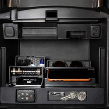 MX Auto Accessories Salient Customizable Center Console Organizer - Compatible with Select Chevrolet and GMC Trucks and SUVs - 13.2" x 2" x 9.2" - Black
