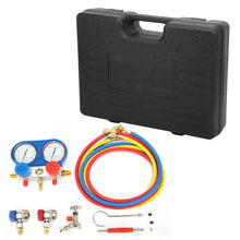 Tebru AC Diagnostic, Air Conditioning AC Diagnostic A/C Manifold Gauge Tool Set Refrigeration R-134A, Manifold Gauge