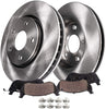 Detroit Axle - Front Disc Brake Kit Rotors & Ceramic Pads w/Clips Hardware Kit for 97-01 Integra Type R - [91-95 Legend Sedan] - 96-98 Acura RL/TL V6 - [97-01 CR-V] - 95-98 Odyssey - [97-01 Prelude]