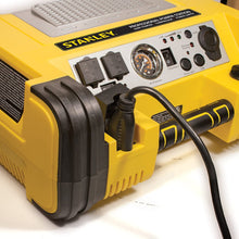 STANLEY PPRH5 Professional Power Station Jump Starter: 1000 Peak/500 Instant Amps, 500W Inverter, 120 PSI Air Compressor, Battery Clamps