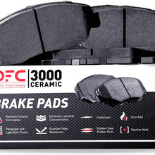 Rear Set Dynamic Friction Company 3000 Ceramic Brake Pads 1310-1965-00