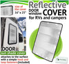 PetriStor 16 X 25 SunShield RV Reflective Door Window Cover- Helps Protect Your RV from Harmful UV Rays and Regulates RV Temperature