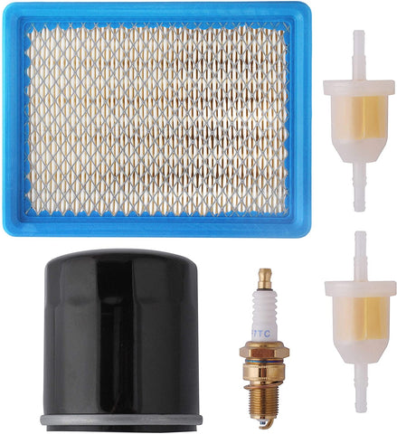 Podoy Club Car Tune Up Kit with Air Oil Fuel Filter Spark Plug for 1992-2004 Golf Cart DS Gas