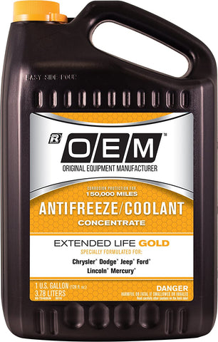 OEM Recochem 86-834GOEMFC Gold Premium Antifreeze 50/50 Extended Life Gold
