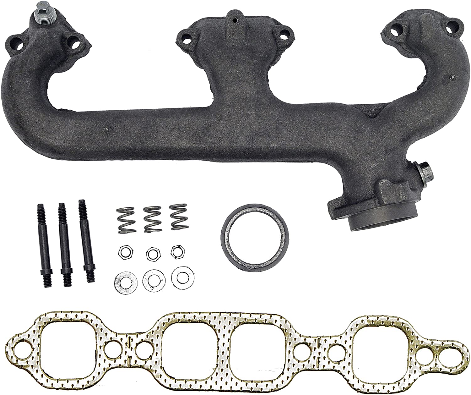 Dorman 674-231 Drivers Side Exhaust Manifold Kit For Select Chevrolet / GMC Models, Black